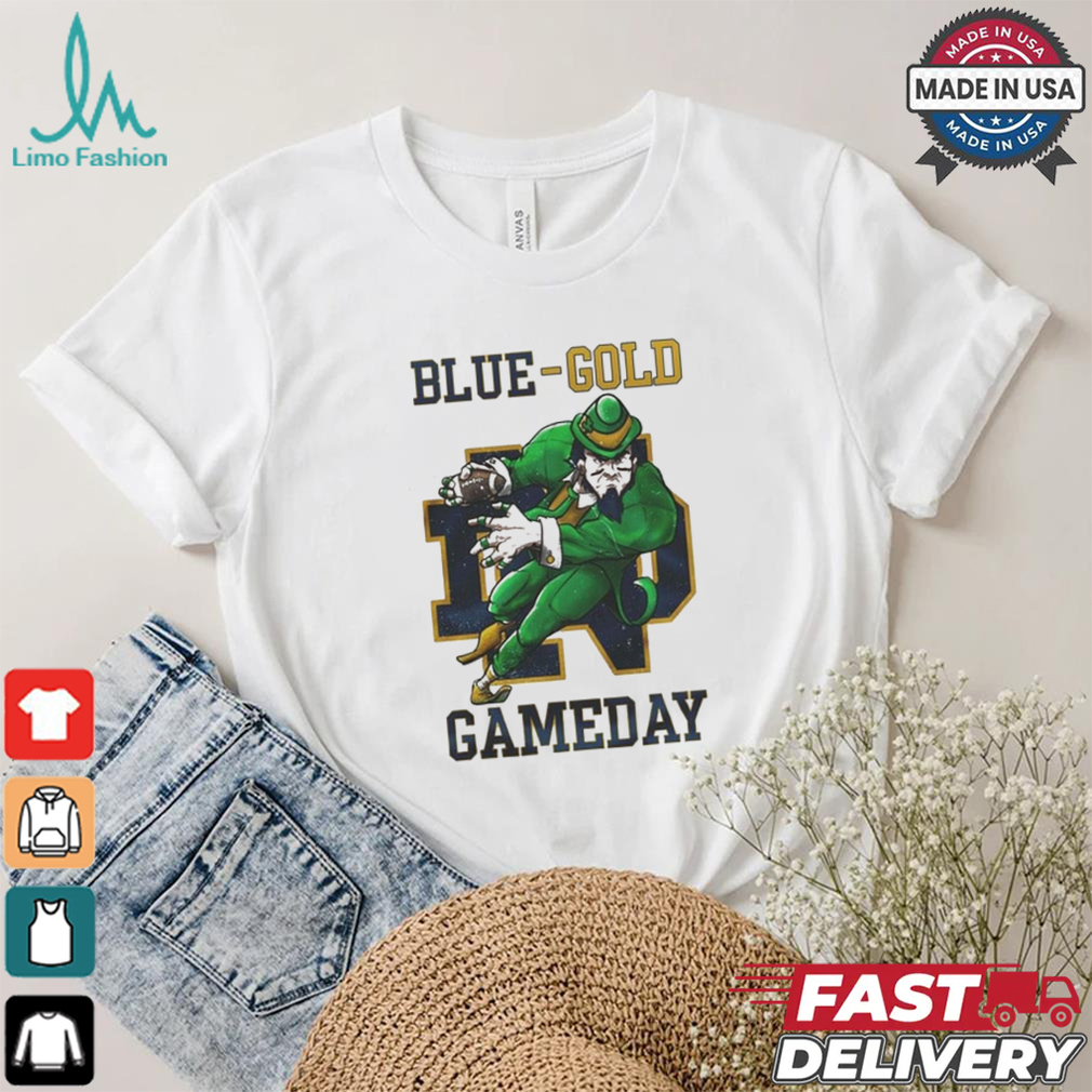 Notre Dame Fighting Irish Blue Gold Gameday Shirt Notre Dame Fighting Irish Blue Gold Gameday Shirt