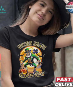 Notre Dame Fighting Irish Football Fear The Trish Halloween shirt