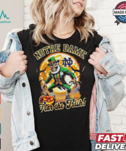 Notre Dame Fighting Irish Football Fear The Trish Halloween shirt