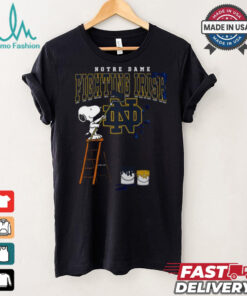 Notre Dame Fighting Irish Snoopy Painting Shirt