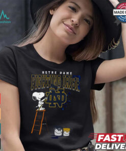 Notre Dame Fighting Irish Snoopy Painting Shirt