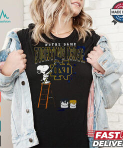 Notre Dame Fighting Irish Snoopy Painting Shirt