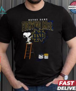 Notre Dame Fighting Irish Snoopy Painting Shirt