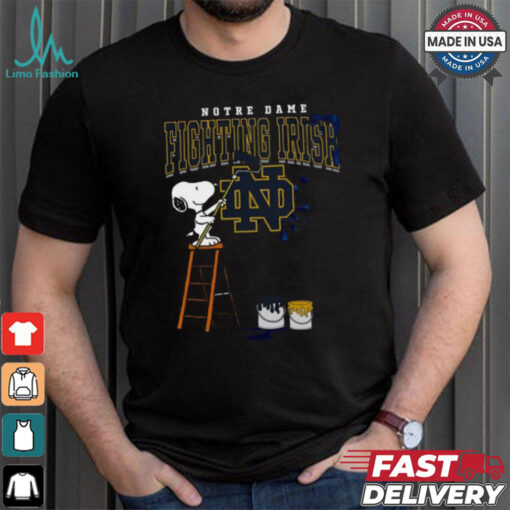 Notre Dame Fighting Irish Snoopy Painting Shirt
