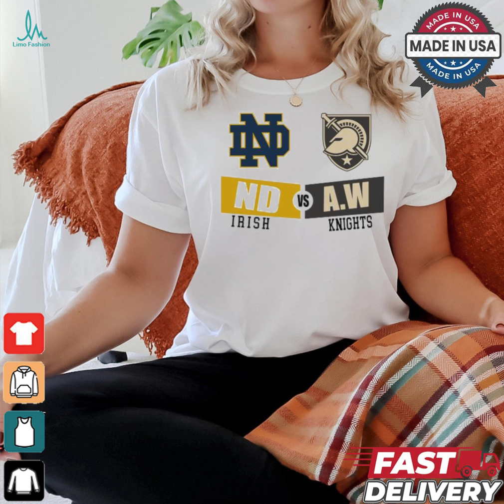 Notre Dame Fighting Irish vs Army West Knights 2024 Gameday shirt Notre Dame Fighting Irish vs Army West Knights 2024 Gameday shirt