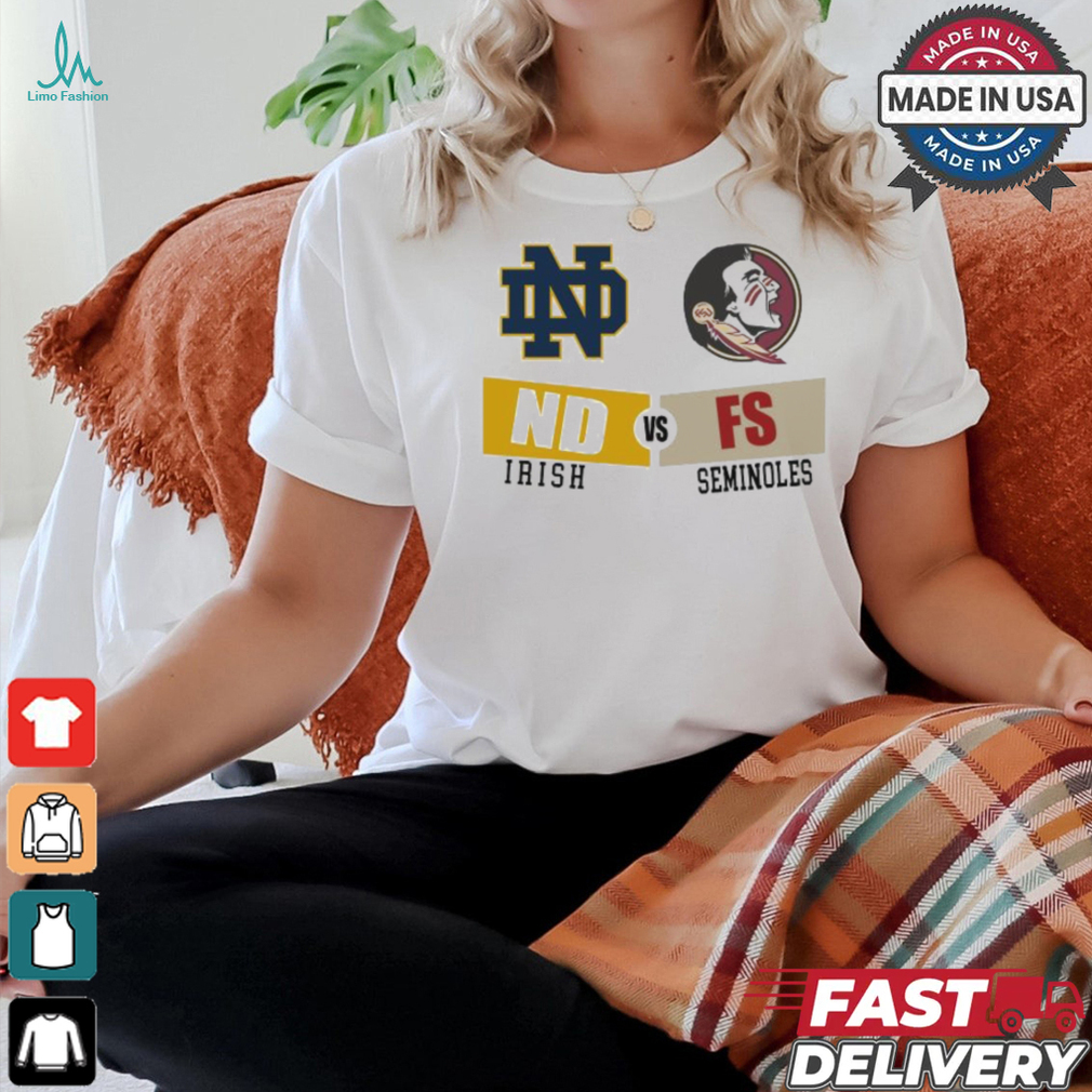 Notre Dame Fighting Irish vs Florida State Seminoles 2024 Gameday shirt Notre Dame Fighting Irish vs Florida State Seminoles 2024 Gameday shirt