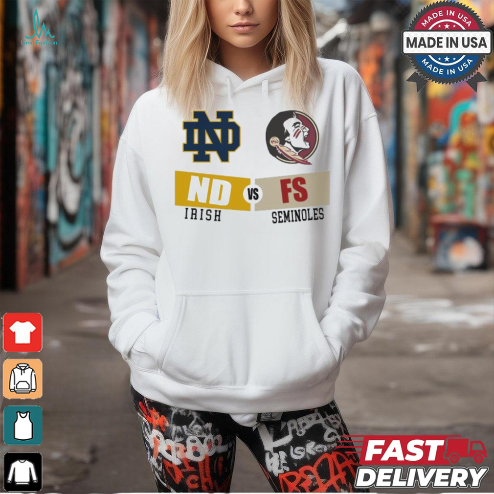 Notre Dame Fighting Irish vs Florida State Seminoles 2024 Gameday shirt Notre Dame Fighting Irish vs Florida State Seminoles 2024 Gameday shirt