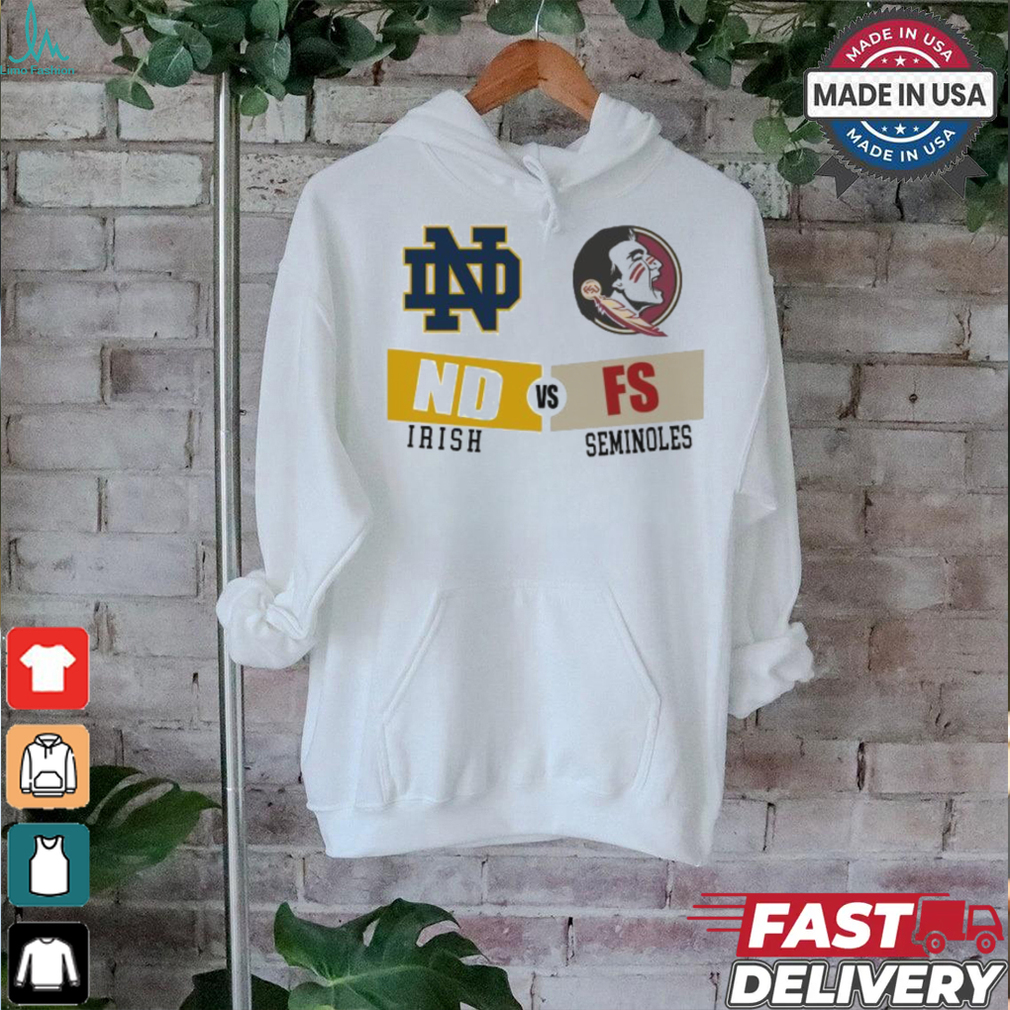 Notre Dame Fighting Irish vs Florida State Seminoles 2024 Gameday shirt Notre Dame Fighting Irish vs Florida State Seminoles 2024 Gameday shirt