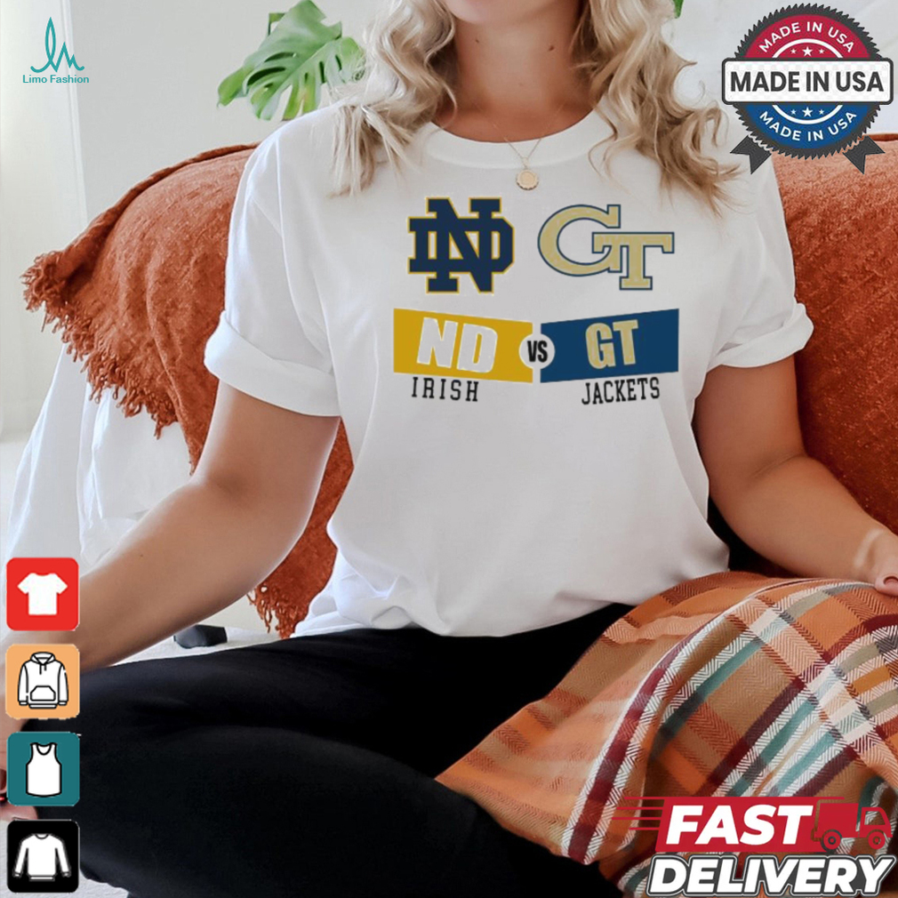Notre Dame Fighting Irish vs Georgia Tech 2024 Gameday shirt Notre Dame Fighting Irish vs Georgia Tech 2024 Gameday shirt