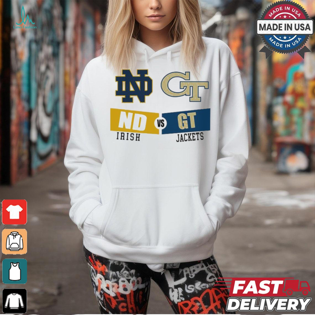 Notre Dame Fighting Irish vs Georgia Tech 2024 Gameday shirt Notre Dame Fighting Irish vs Georgia Tech 2024 Gameday shirt