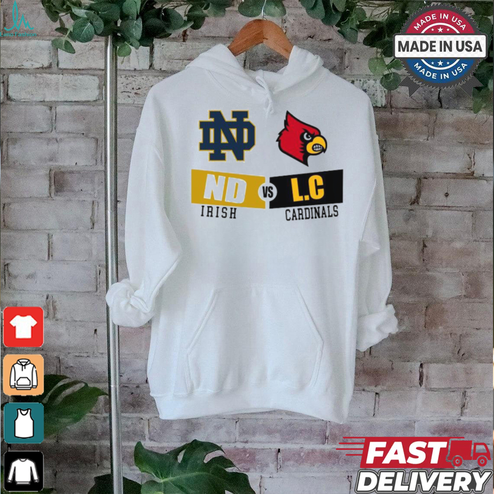 Notre Dame Fighting Irish vs Louisville Cardinals 2024 Gameday shirt Notre Dame Fighting Irish vs Louisville Cardinals 2024 Gameday shirt