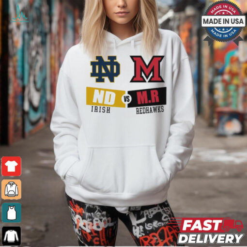 Notre Dame Fighting Irish vs Miami Redhawks 2024 Gameday shirt