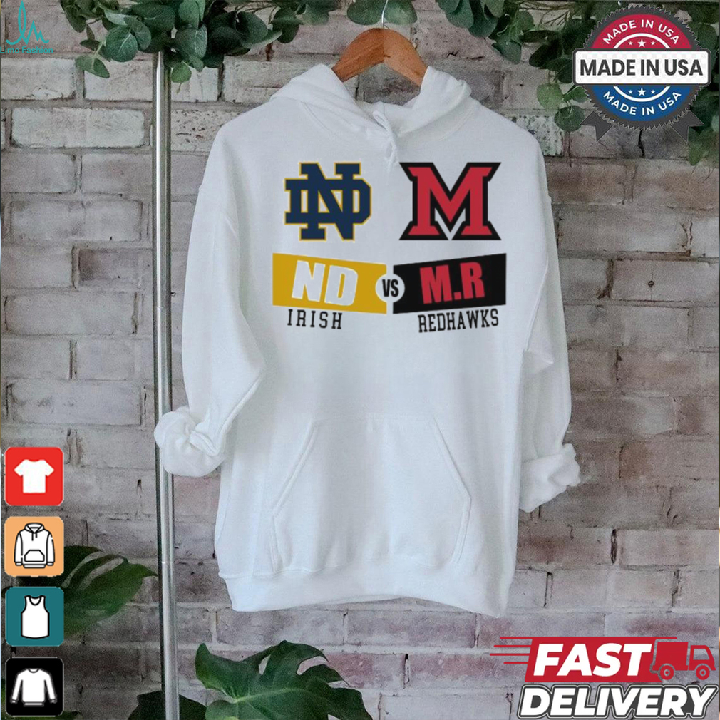 Notre Dame Fighting Irish vs Miami Redhawks 2024 Gameday shirt Notre Dame Fighting Irish vs Miami Redhawks 2024 Gameday shirt