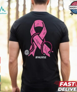 Nurse Breast Cancer Awareness Shirt, Pink Ribbon Medical Care Apparel