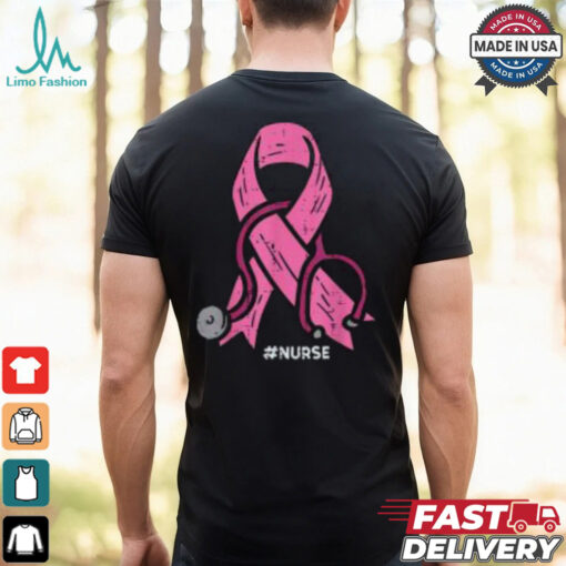 Nurse Breast Cancer Awareness Shirt, Pink Ribbon Medical Care Apparel