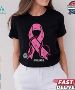 Nurse Breast Cancer Awareness Shirt, Pink Ribbon Medical Care Apparel
