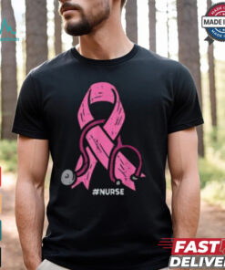 Nurse Breast Cancer Awareness Shirt, Pink Ribbon Medical Care Apparel