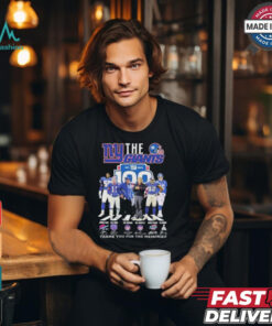 Ny The Giants Teams Signature Thank You For The Memories Shirt