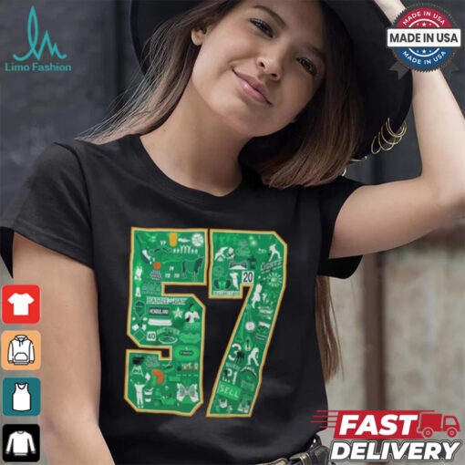 Oakland Athletics 57 Years At Oakland Coliseum Shirt