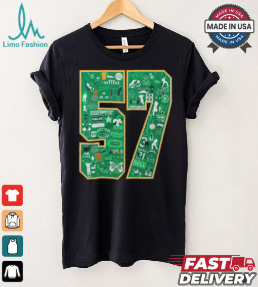 Oakland Athletics 57 Years At Oakland Coliseum Shirt