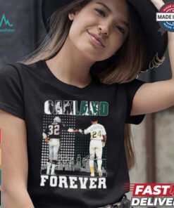 Oakland Forever Marcus Allen And Rickey Henderson Signatures Shirt