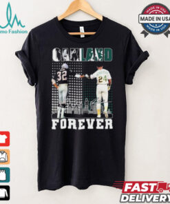 Oakland Forever Marcus Allen And Rickey Henderson Signatures Shirt