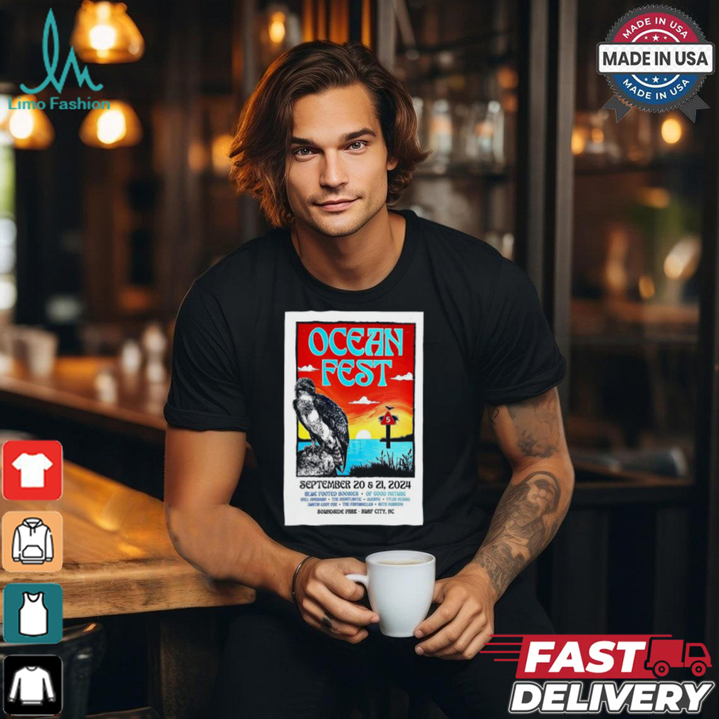 Ocean Fest In Surf City NC On Sept 20 21 2024 Poster Shirt Ocean Fest In Surf City NC On Sept 20 21 2024 Poster Shirt