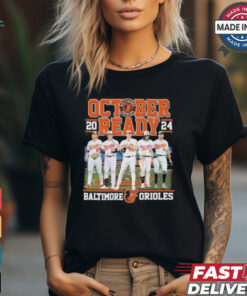 October Ready 2024 Baltimore Orioles Team Signatures Shirt