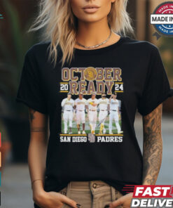 October Ready 2024 San Diego Padres Team Signatures Shirt