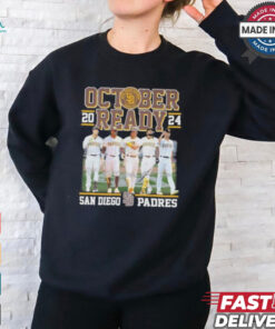 October Ready 2024 San Diego Padres Team Signatures Shirt