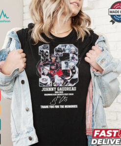 Official 13 Johnny Gaudreau 1993 2024 Thank You For The Memories Signature Shirt Official 13 Johnny Gaudreau 1993 2024 Thank You For The Memories Signature Shirt