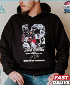 Official 13 Johnny Gaudreau 1993 2024 Thank You For The Memories Signature Shirt, hoodie, sweater, long sleeve and tank top Official 13 Johnny Gaudreau 1993 2024 Thank You For The Memories Signature Shirt