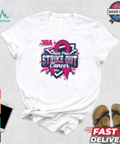 Official 2024 NSA Think Pink Strike Out Cancer Fastpitch Tournament T Shirt