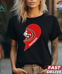 Official 49ERS Partners Half Heart Shirt