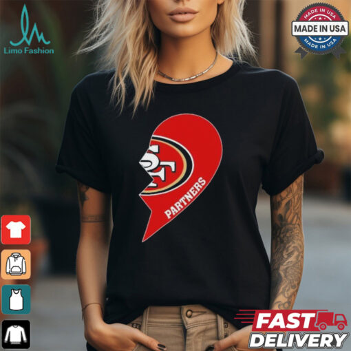 Official 49ERS Partners Half Heart Shirt