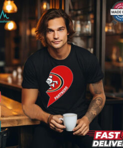 Official 49ERS Partners Half Heart Shirt