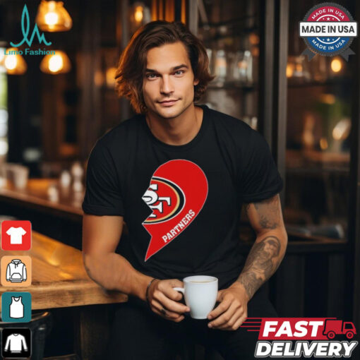 Official 49ERS Partners Half Heart Shirt