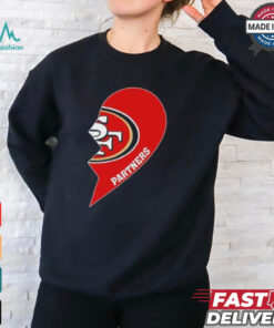 Official 49ERS Partners Half Heart Shirt