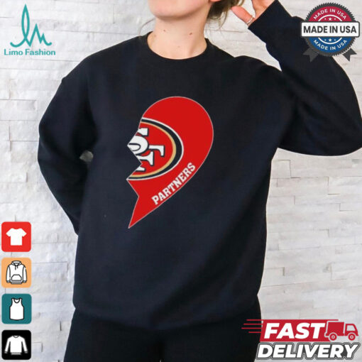 Official 49ERS Partners Half Heart Shirt
