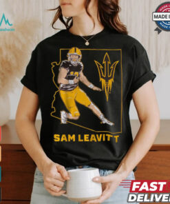 Official ASU Football Sam Leavitt State Star Arizona State Sun Devils t shirt