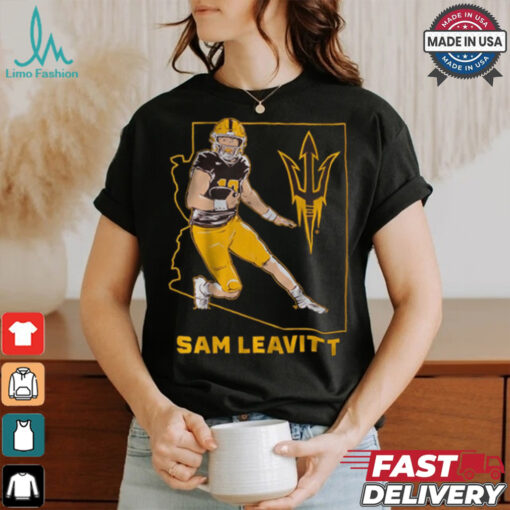 Official ASU Football Sam Leavitt State Star Arizona State Sun Devils t shirt