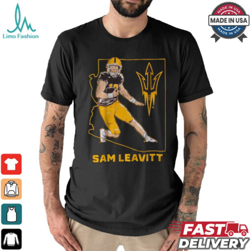 Official ASU Football Sam Leavitt State Star Arizona State Sun Devils t shirt