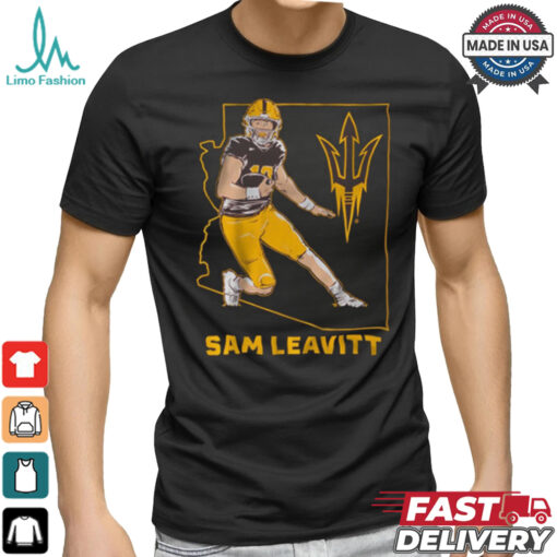 Official ASU Football Sam Leavitt State Star Arizona State Sun Devils t shirt