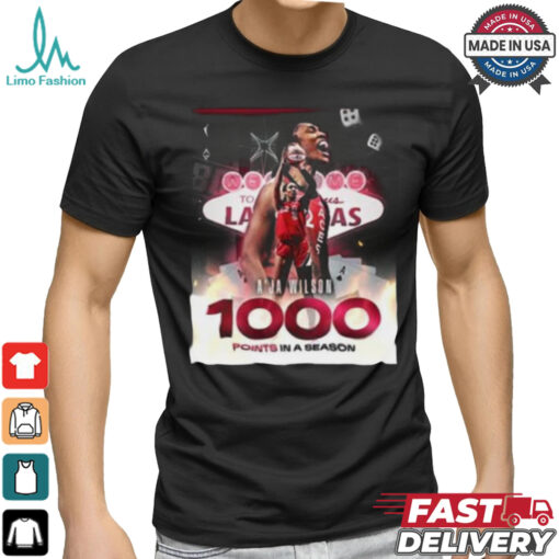 Official A’ja Wilson 1000 Points In A Season Congratulations Welcome To The W WNBA Merchandise T Shirt