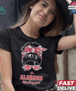 Official Alabama Crimson Tide Kind Of Girl Messy Bun Shirt