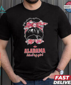 Official Alabama Crimson Tide Kind Of Girl Messy Bun Shirt