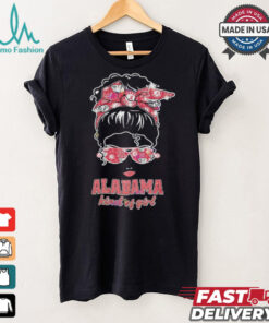 Official Alabama Crimson Tide Kind Of Girl Messy Bun Shirt