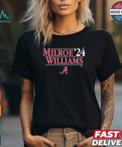 Official Alabama Football Milroe Williams ’24 Shirt