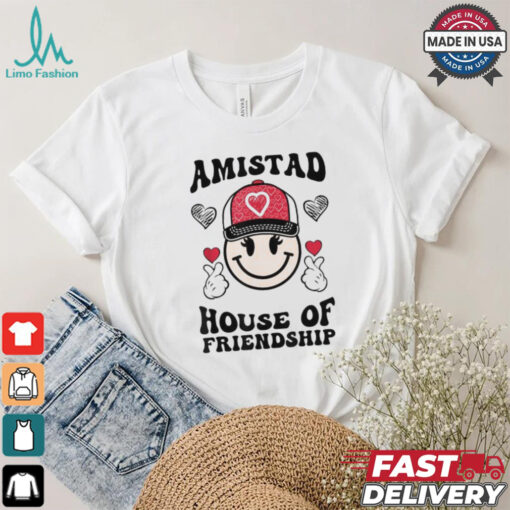 Official Amistad house of friendship friendly school spirit kids T shirt