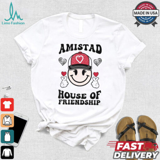 Official Amistad house of friendship friendly school spirit kids T shirt